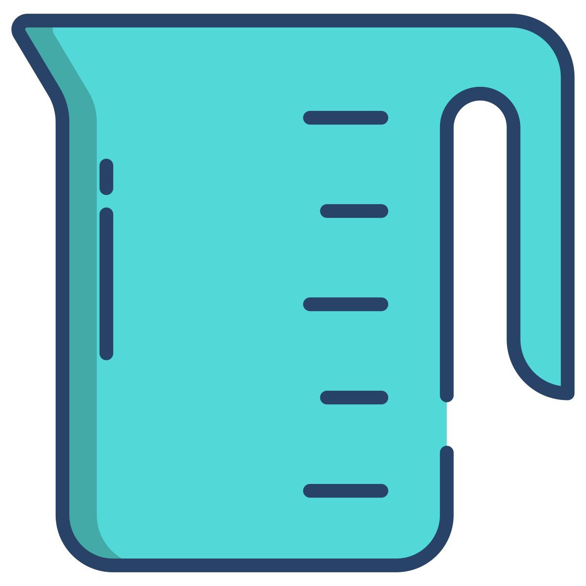 measuring jug icon
