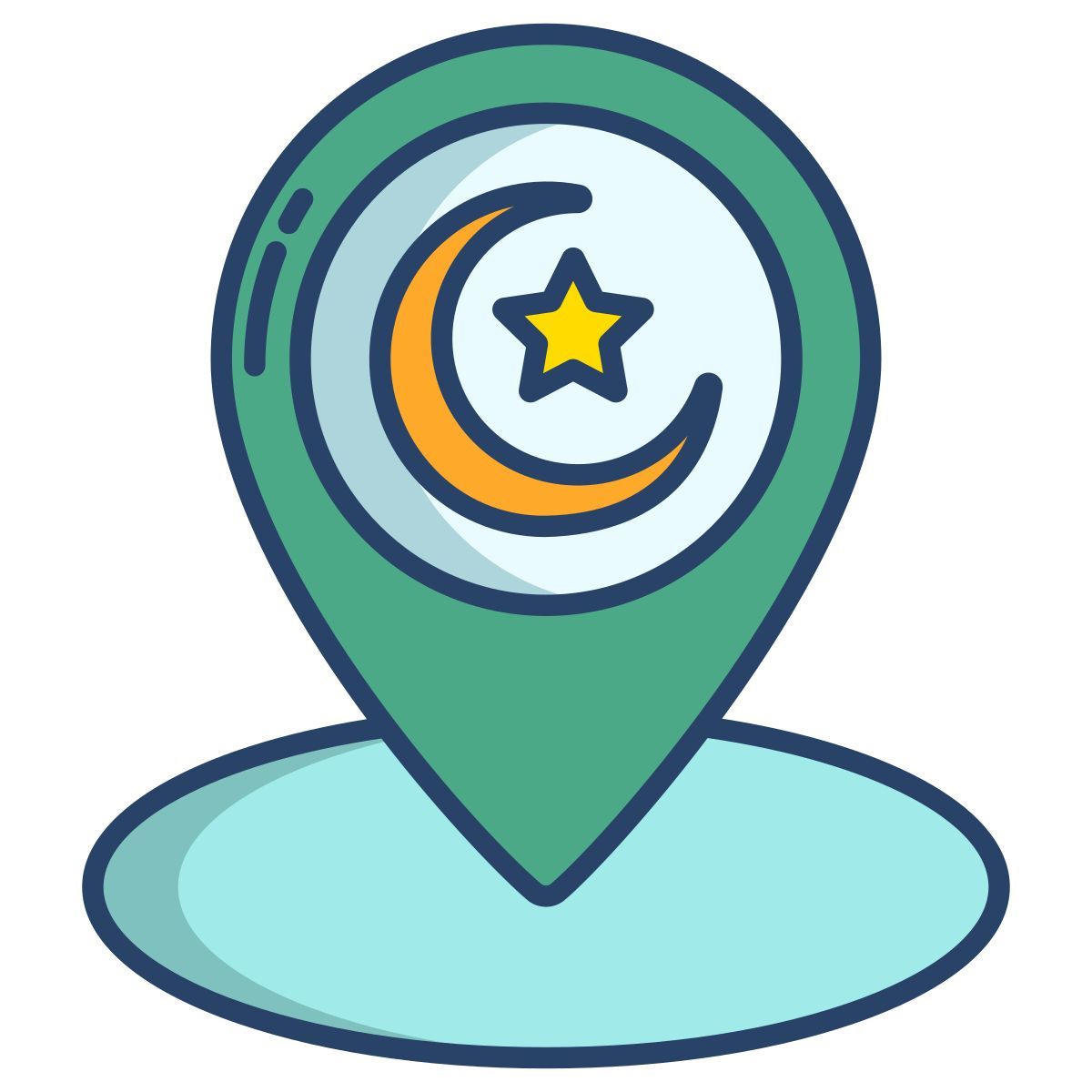 posizione della moschea icon