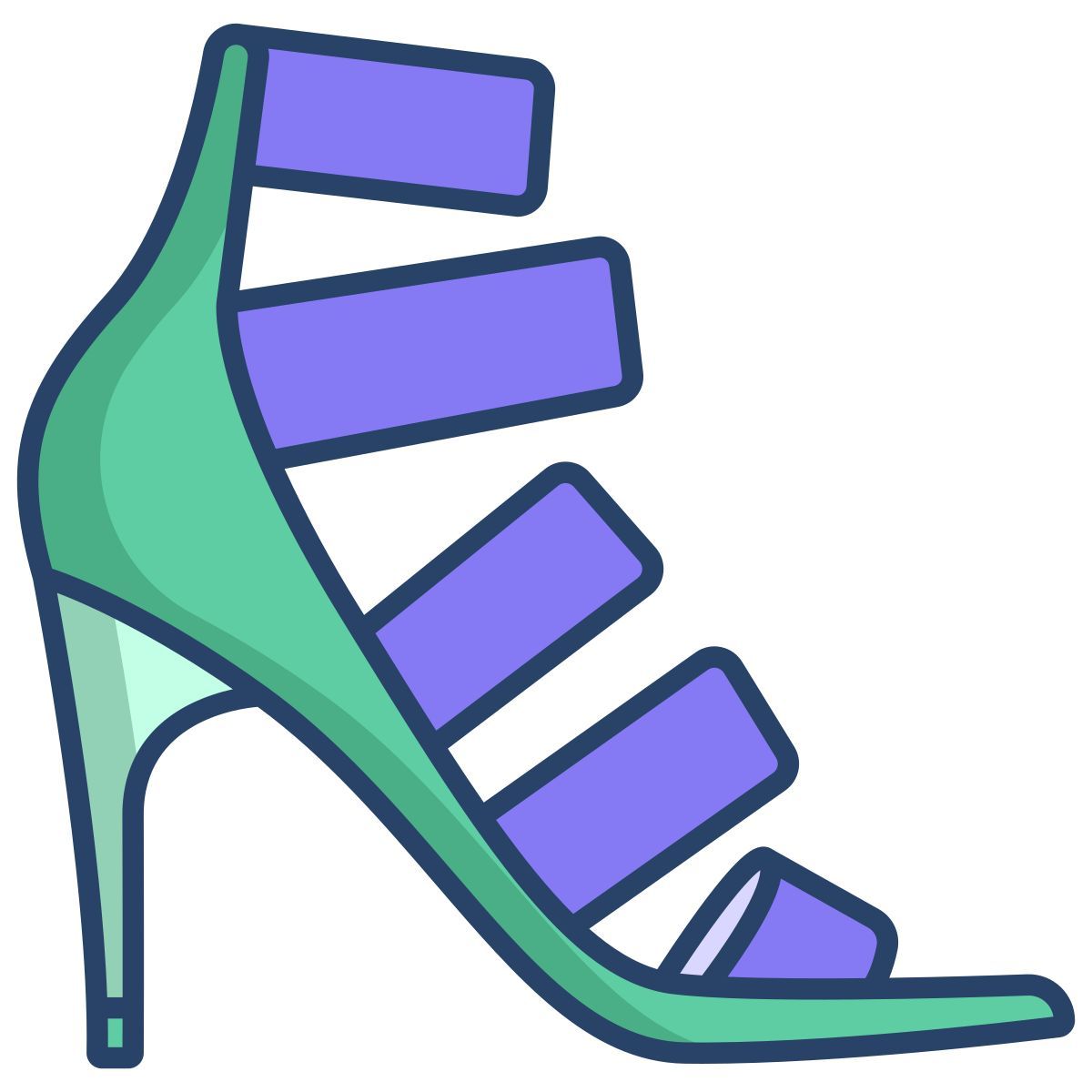 multi strap designer high heel icon