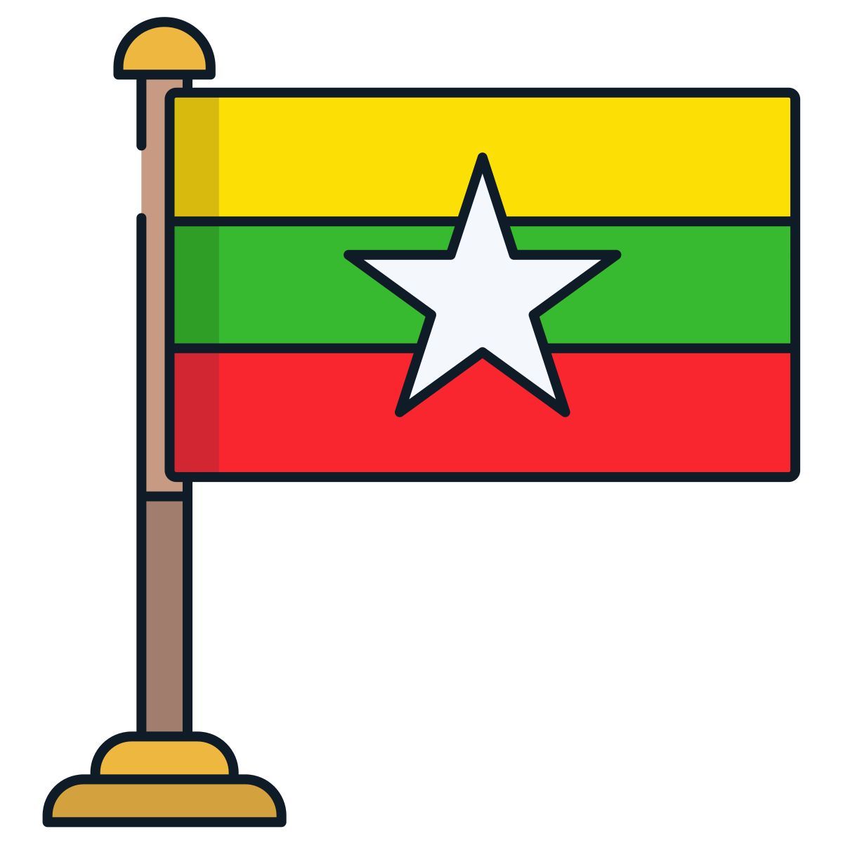 myanmar flag icon