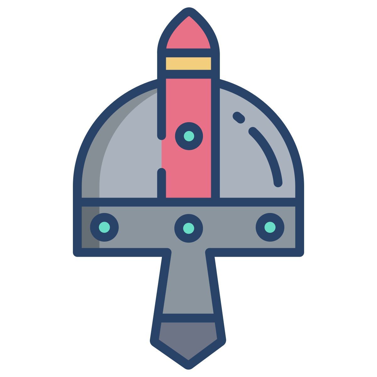 nasal helmet icon