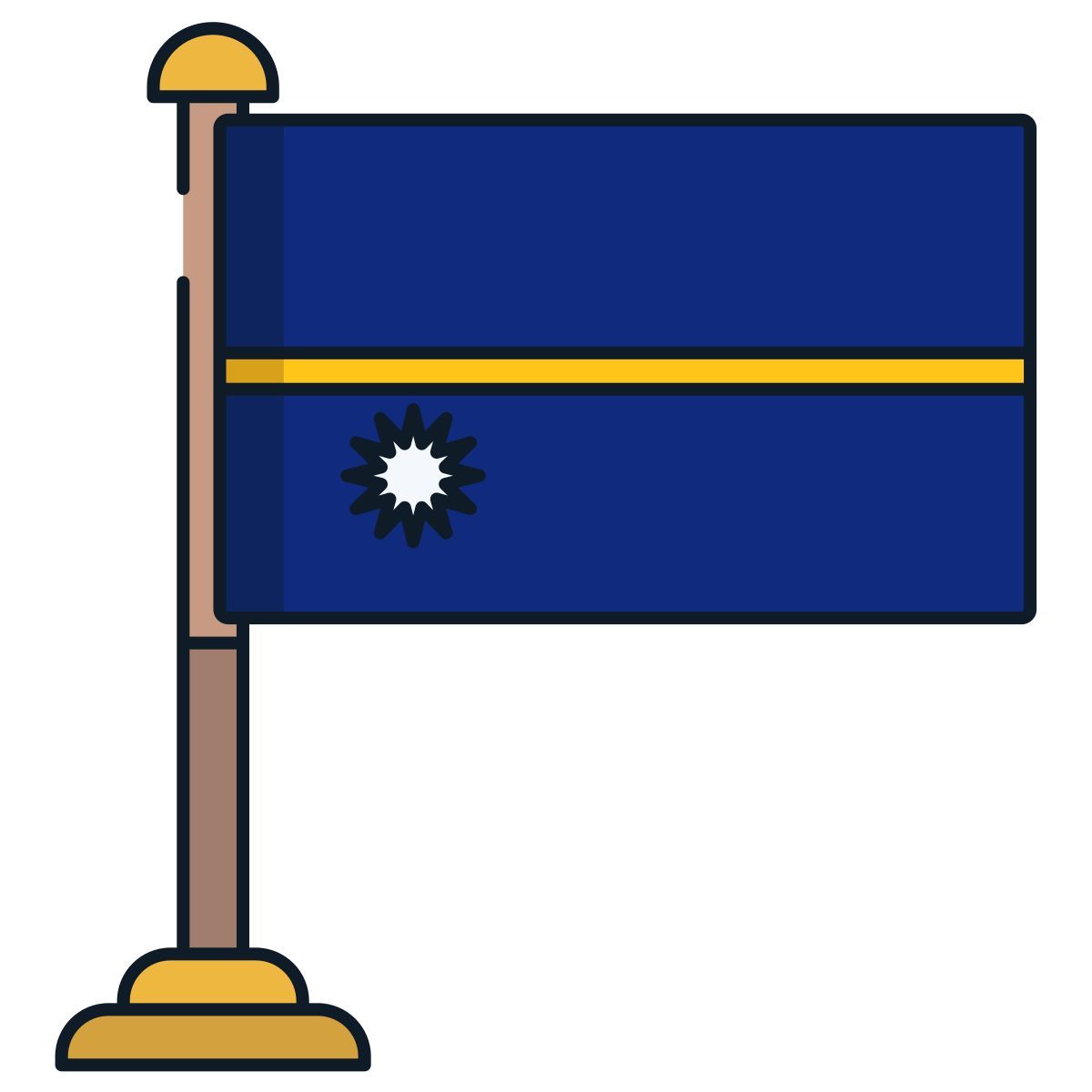bandiera di nauru icon