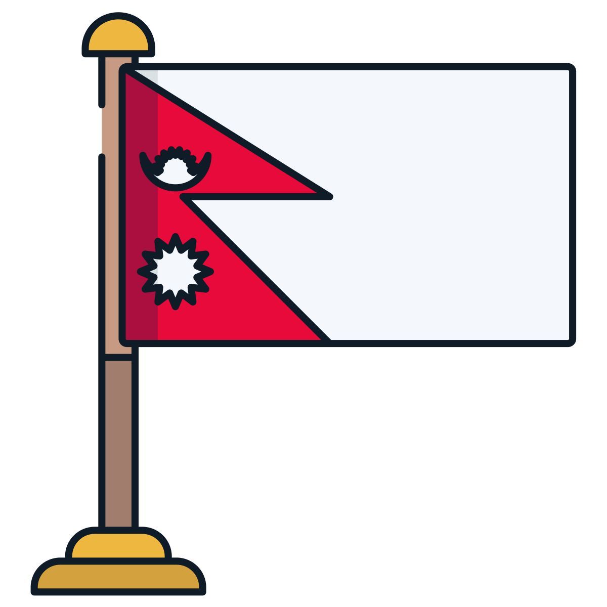 nepal flag icon