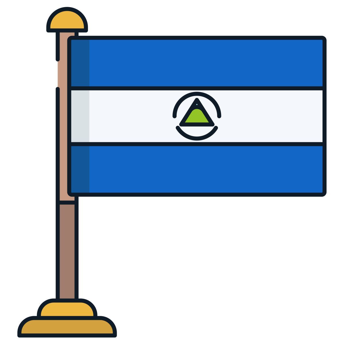 nicaragua flag icon
