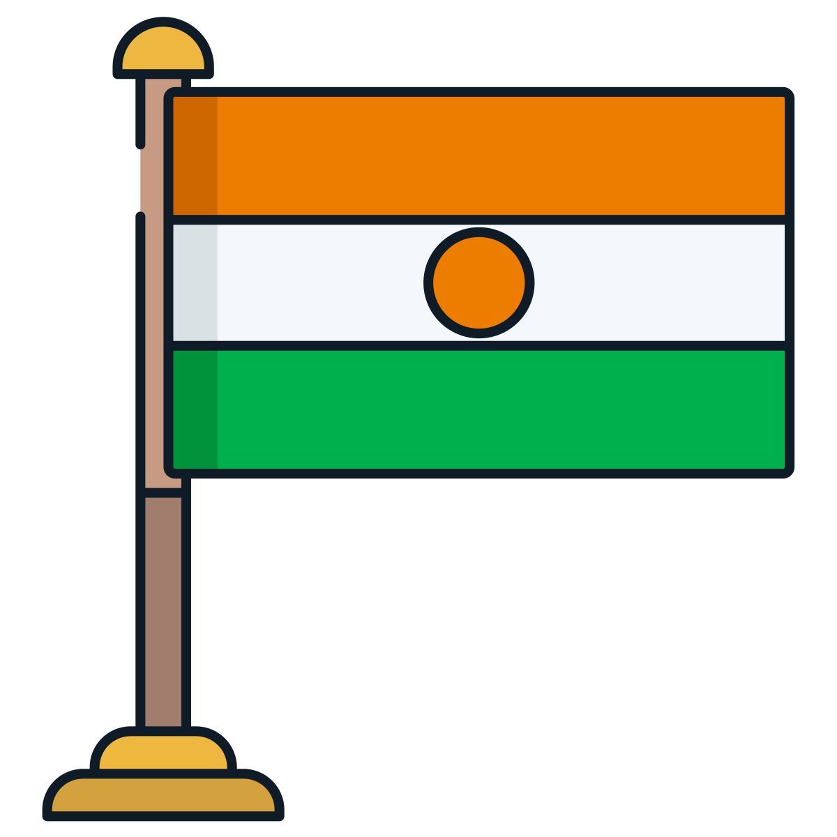 bandera de níger icon