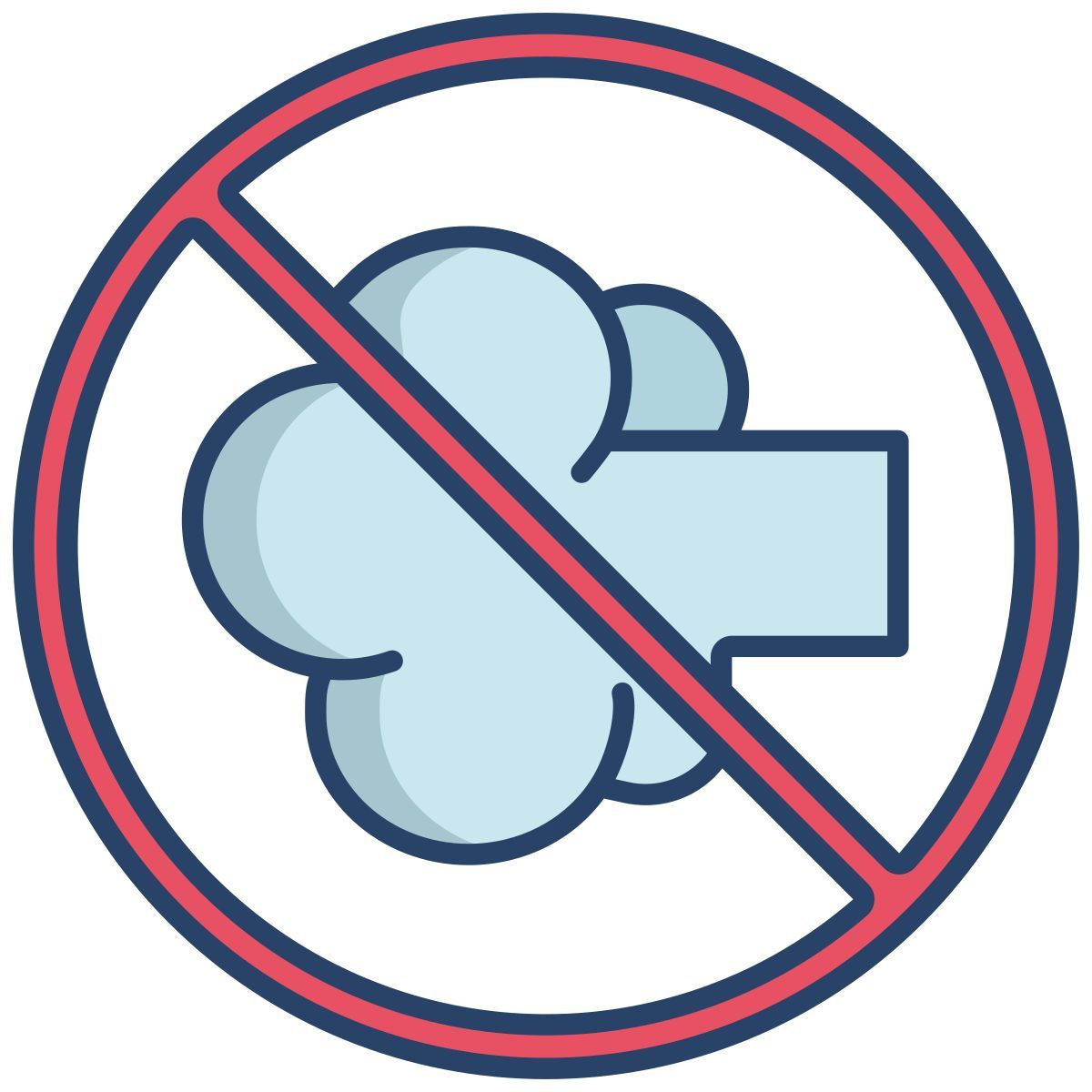 no air pollution icon