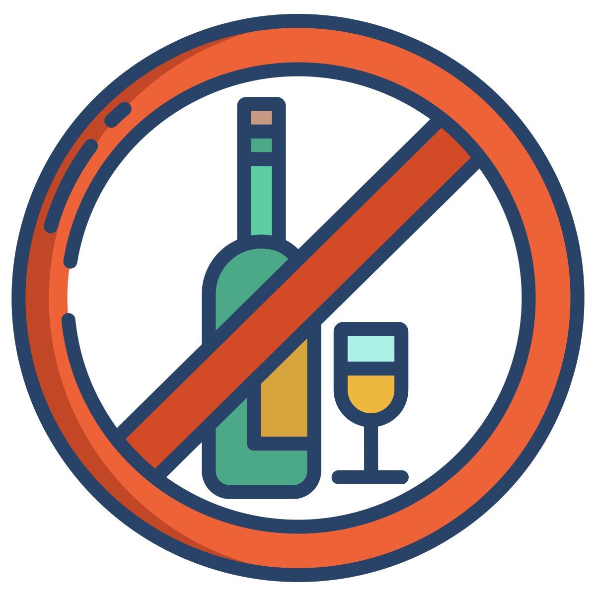 no alcohol icon