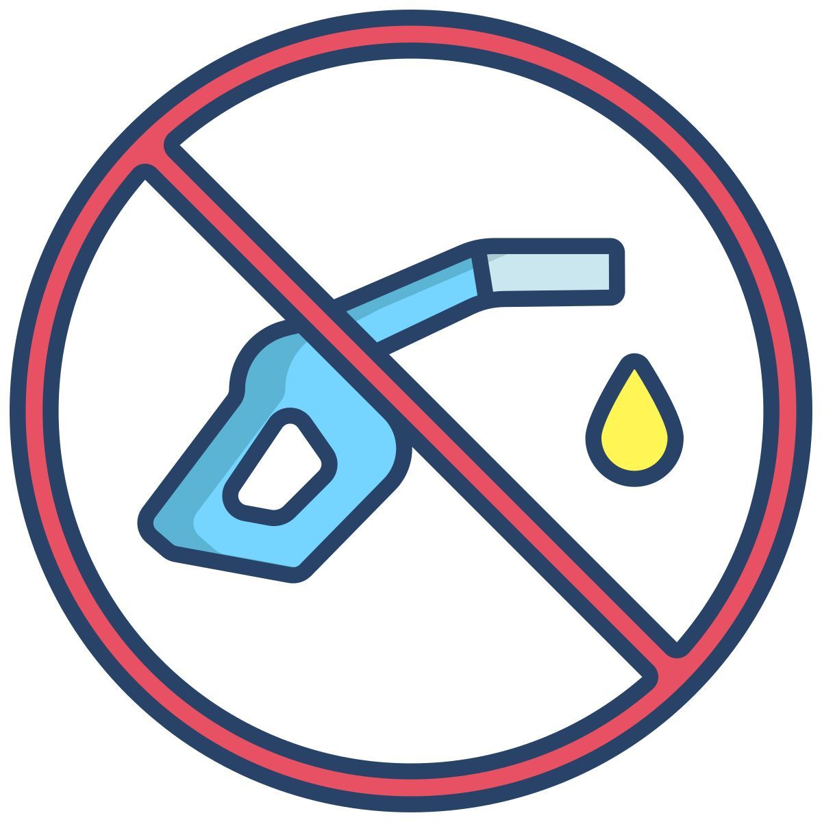 no fuel icon