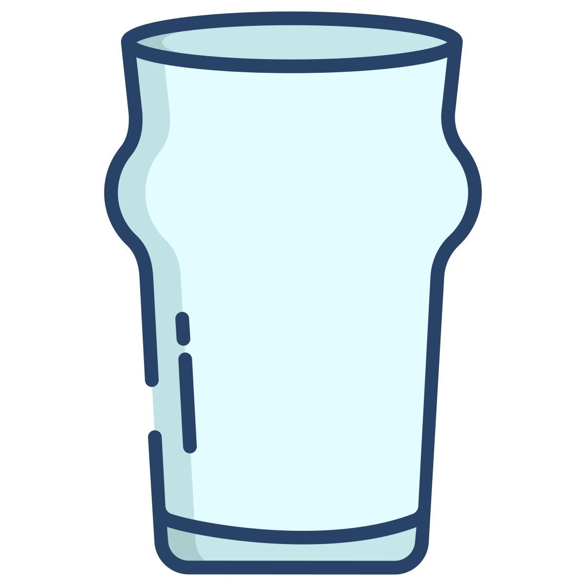 nonic pint glass icon