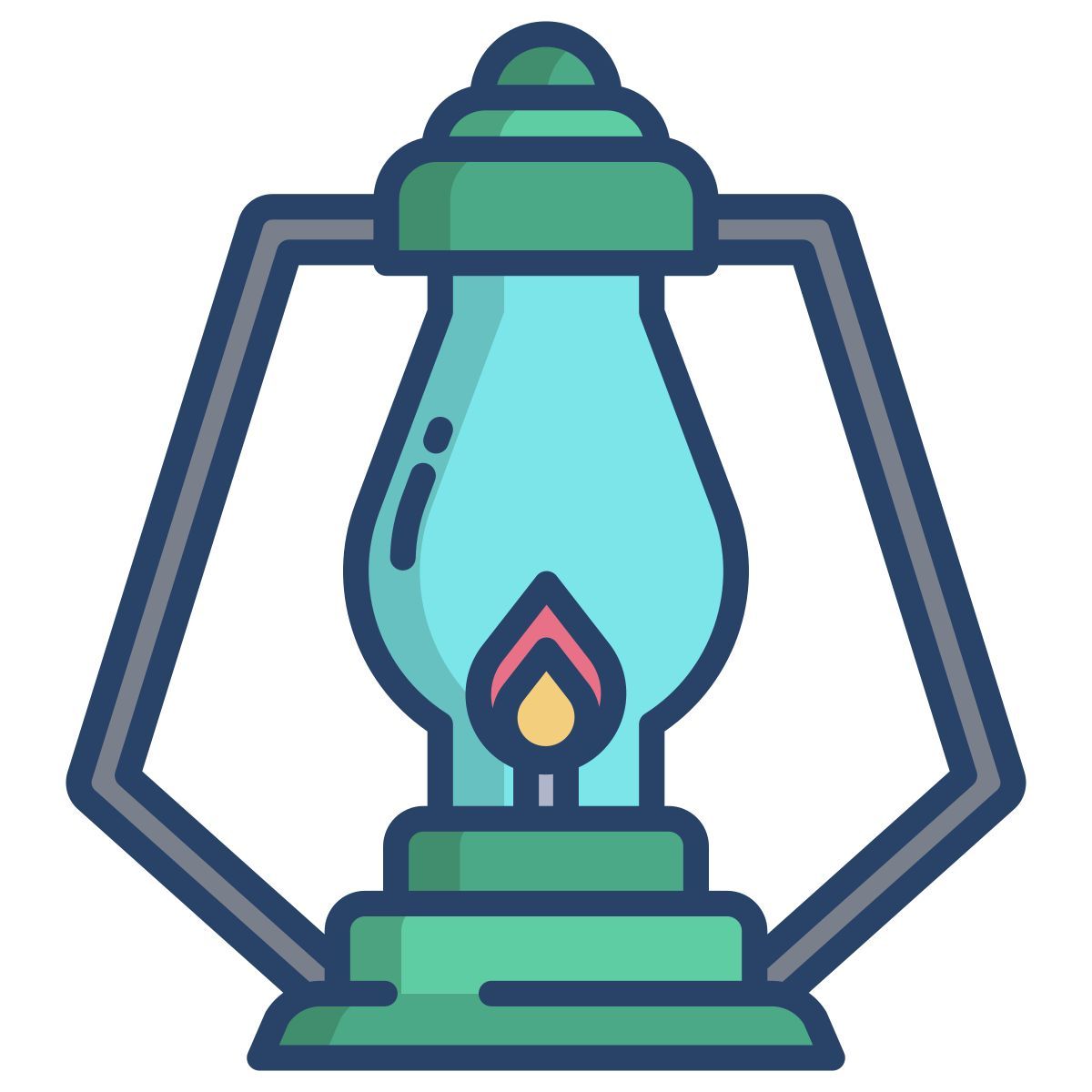 oil lamp icon