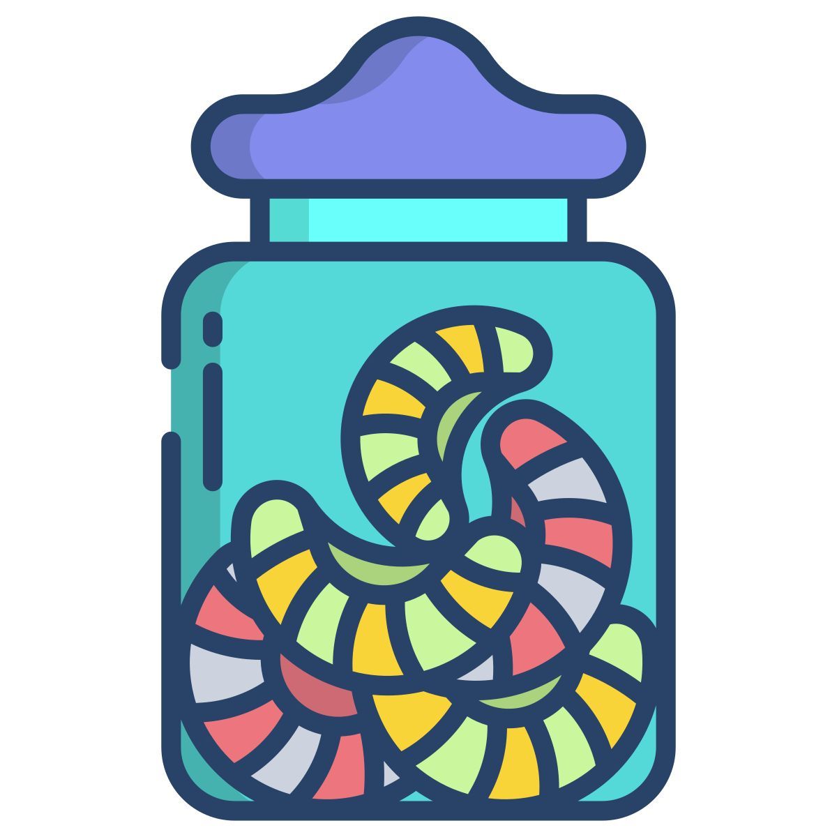 orange candy icon
