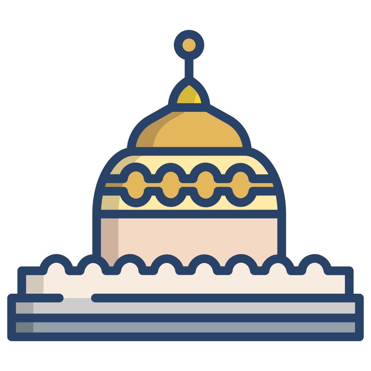 palace stupa icon