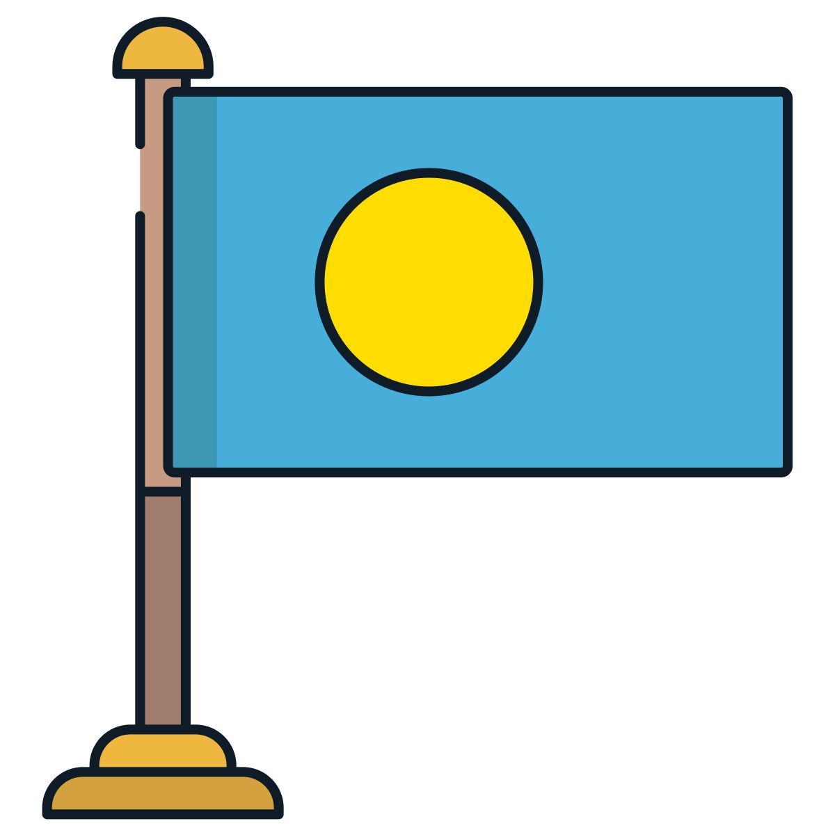 palau flag icon