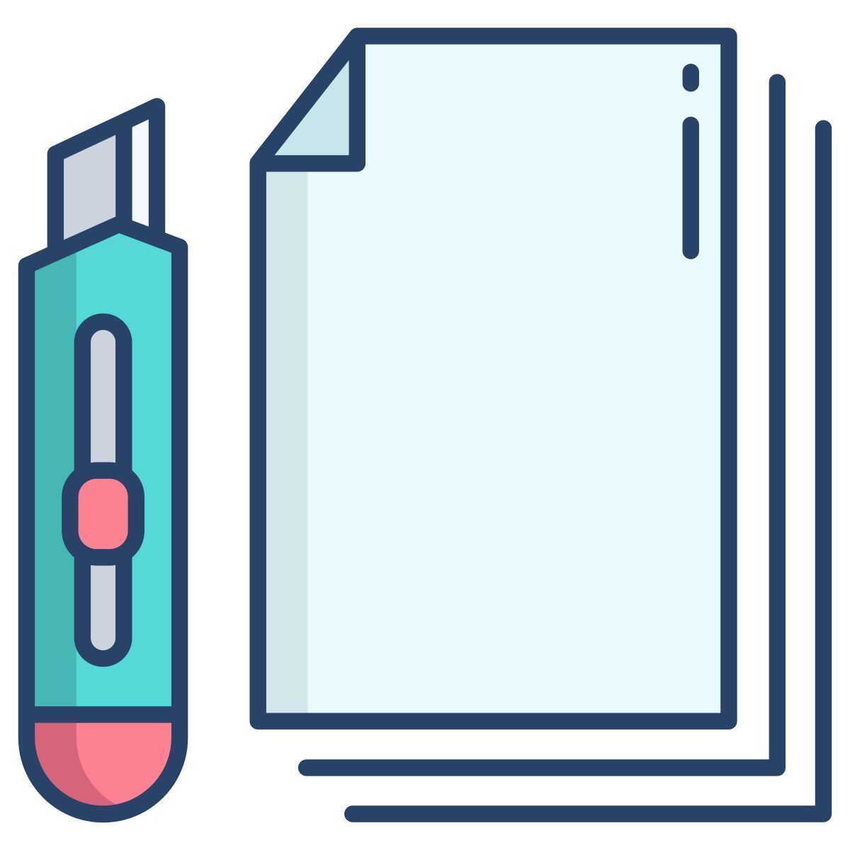 paper knife icon