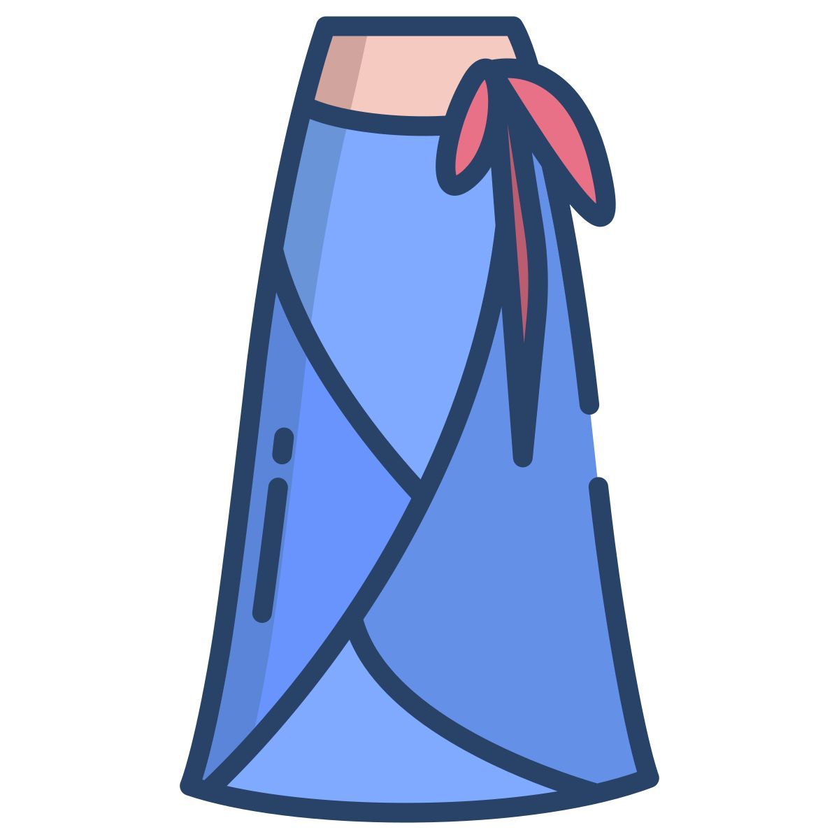 pareo skirt icon