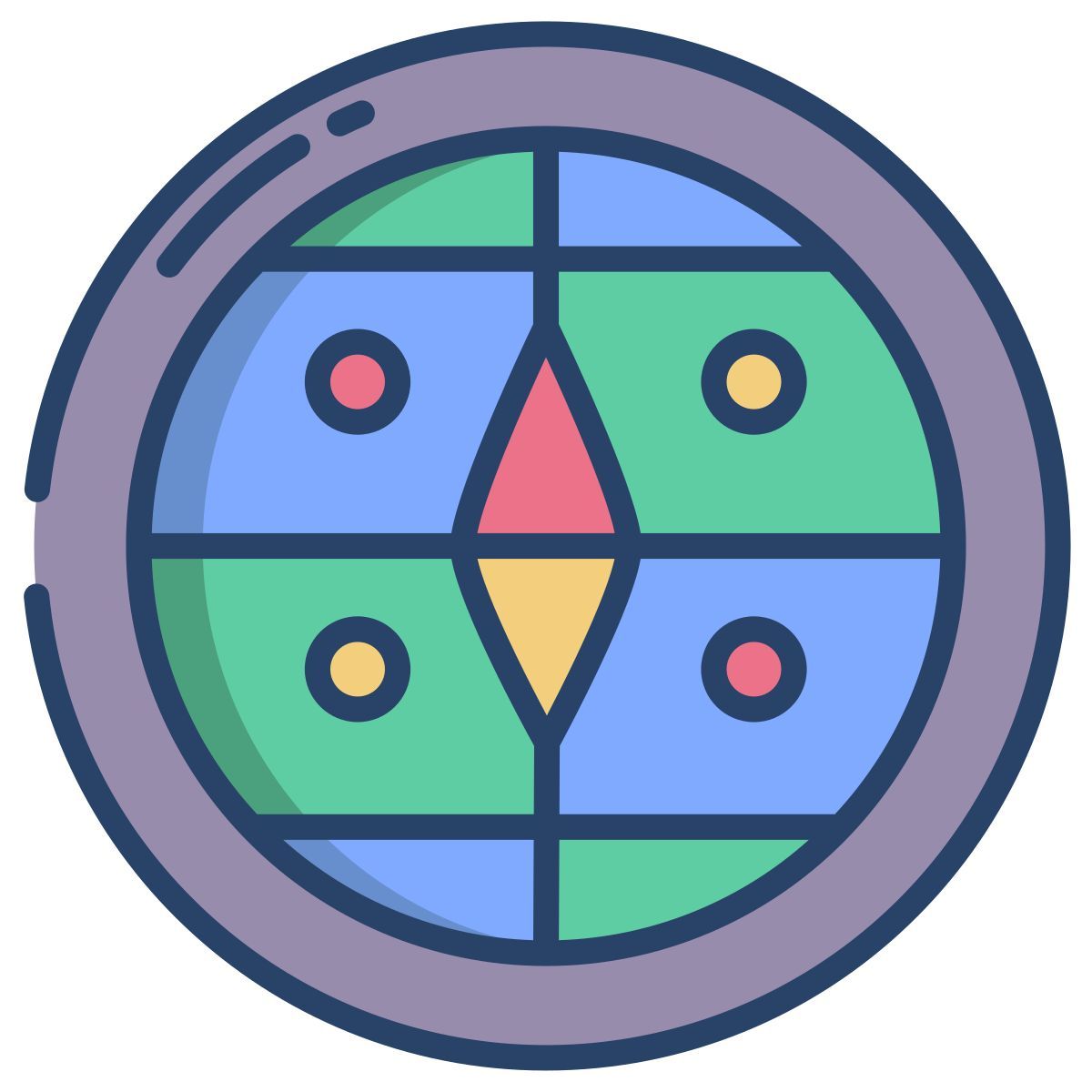 parma metal shield icon