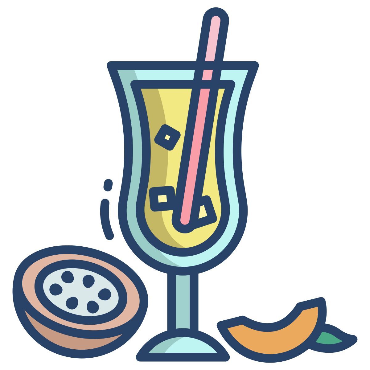 passion fruit juice icon