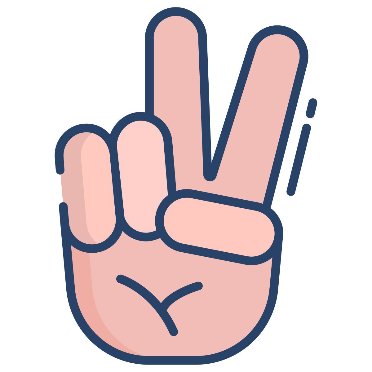 peace sign icon