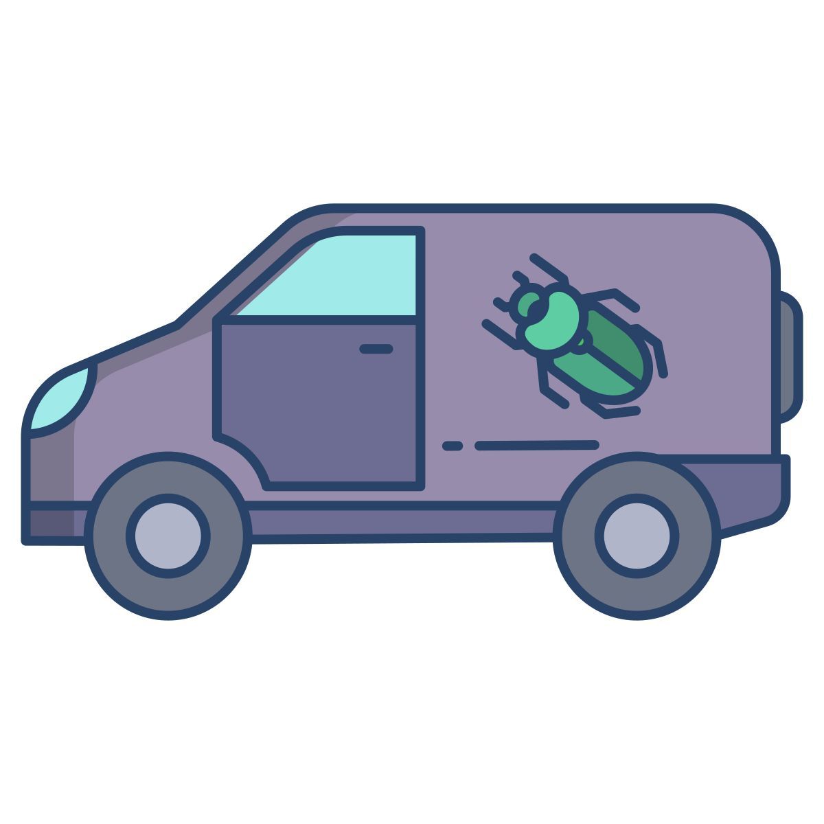 pest control vehicle icon