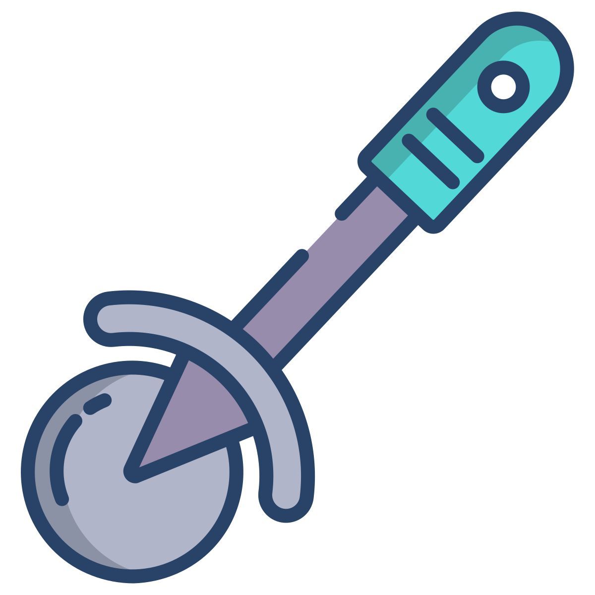 pizza cutter icon