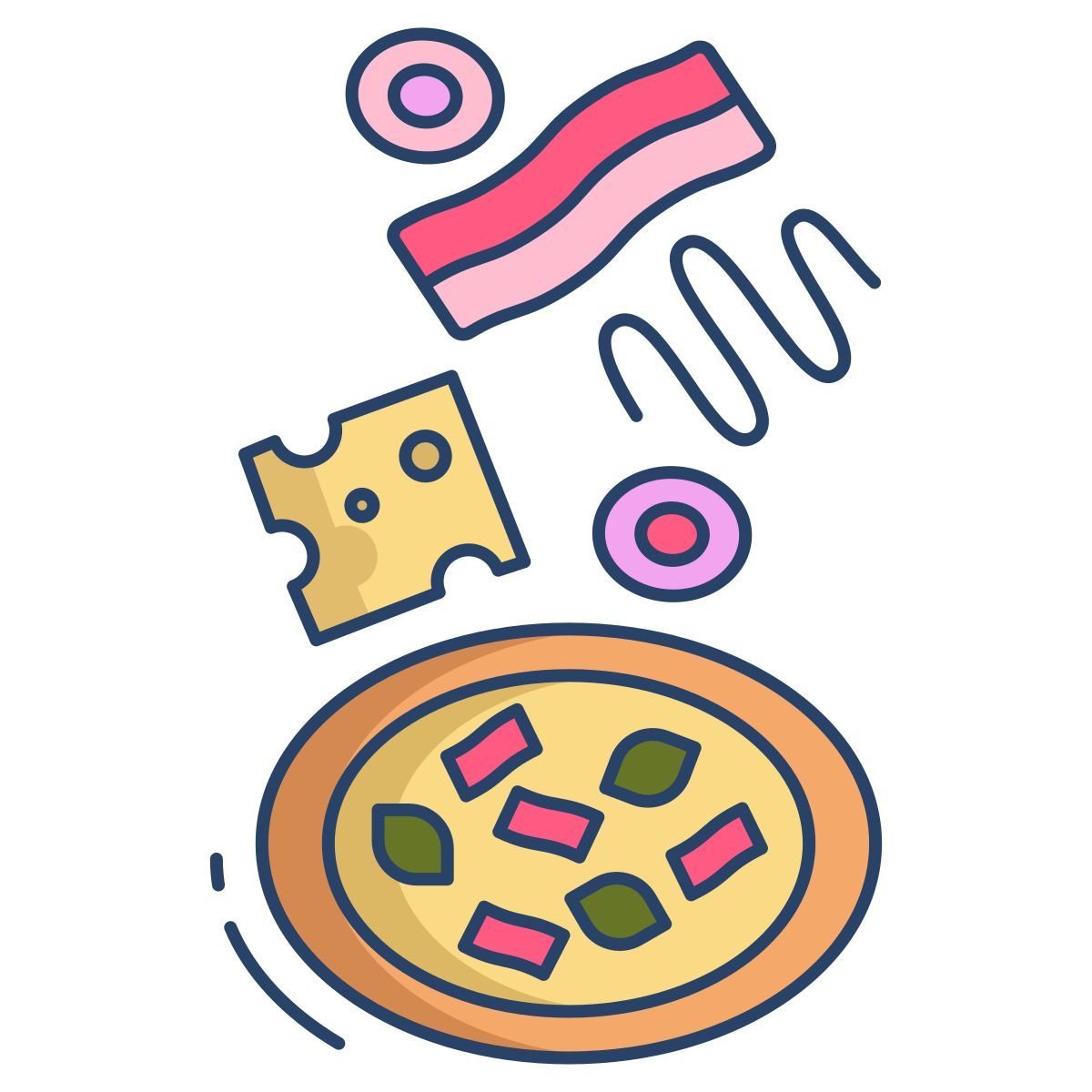 pizza levitation icon