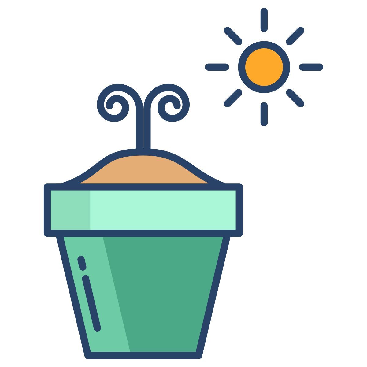 plant growing icon