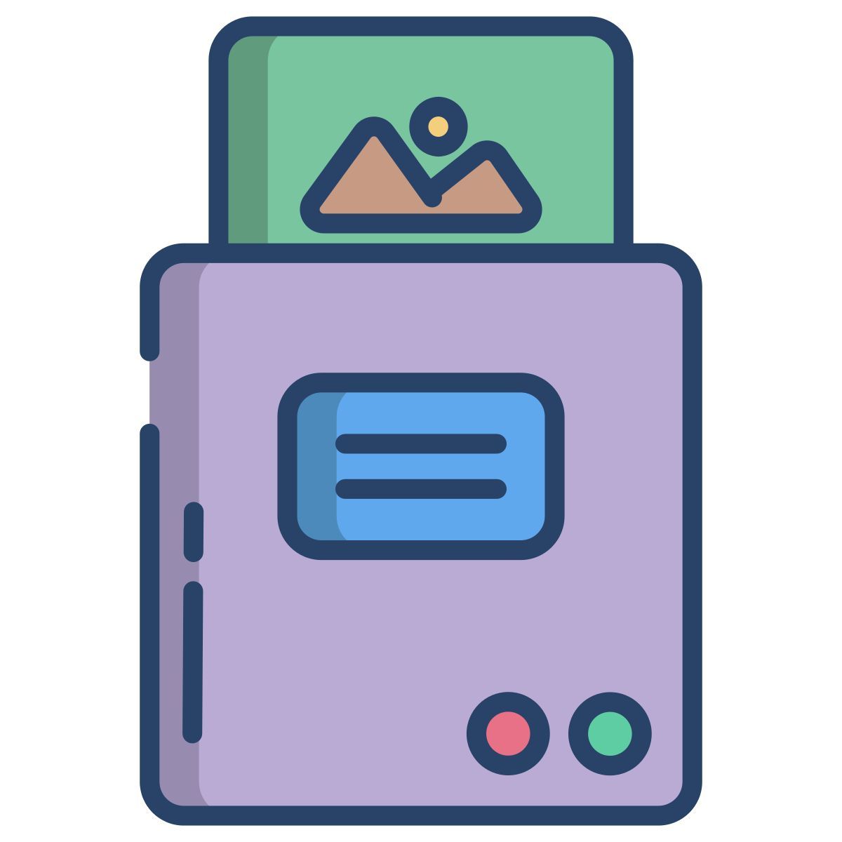 impresora portátil icon