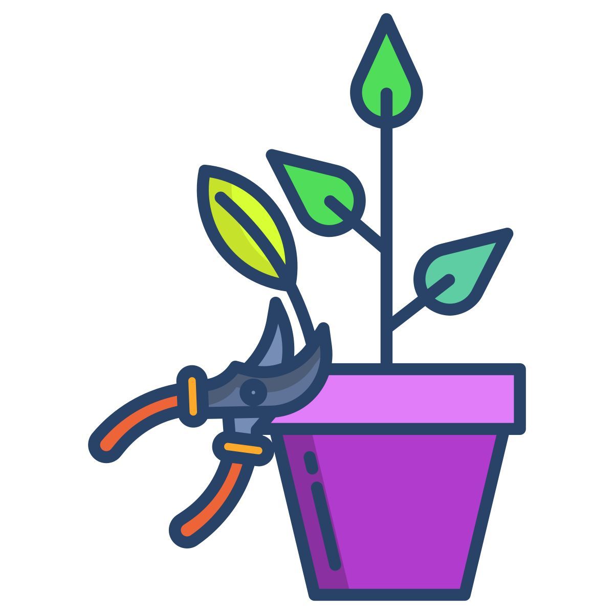 pruning shrubs icon