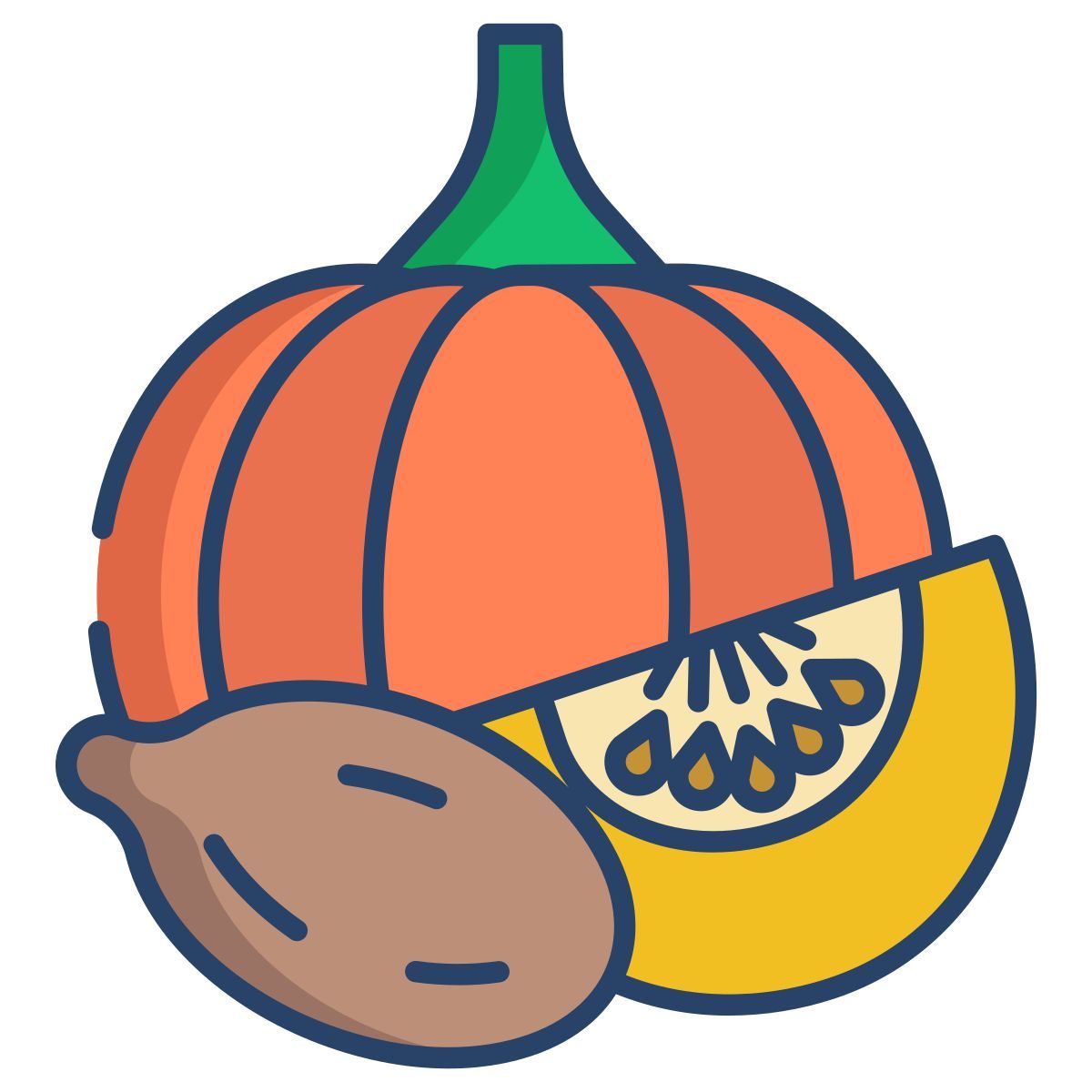 pumpkin and nutmeg icon