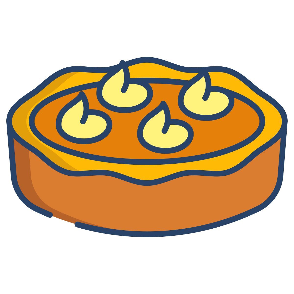 pumpkin pie icon