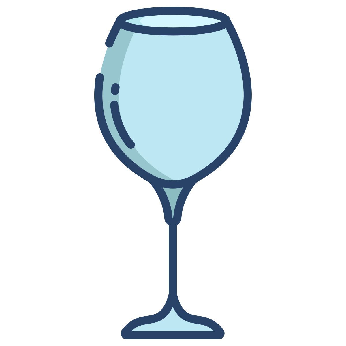 red wine glass icon