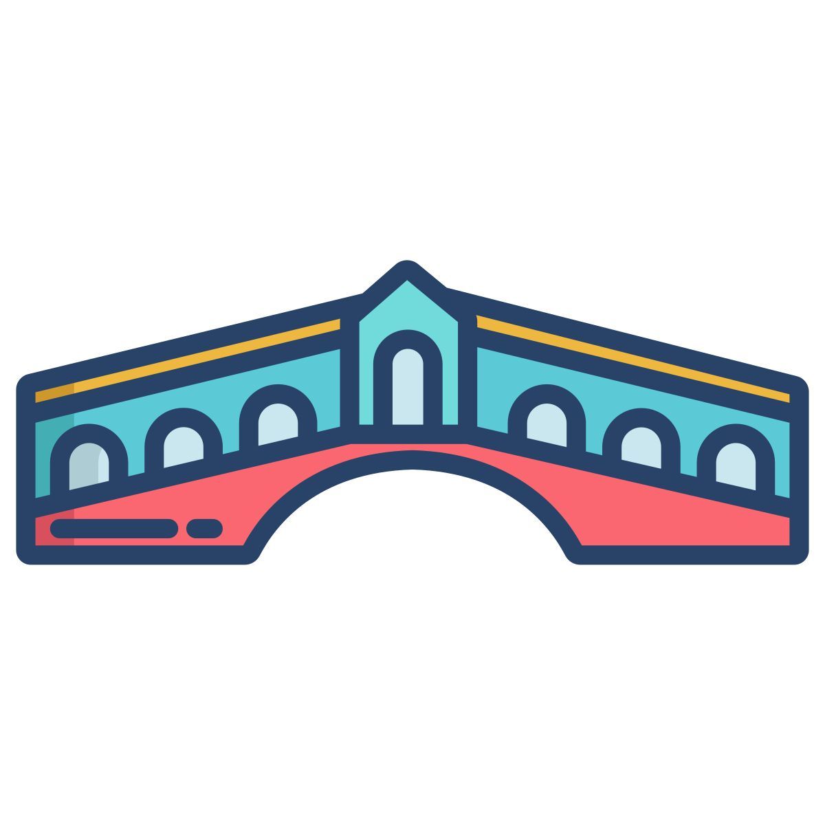 rialto bridge icon