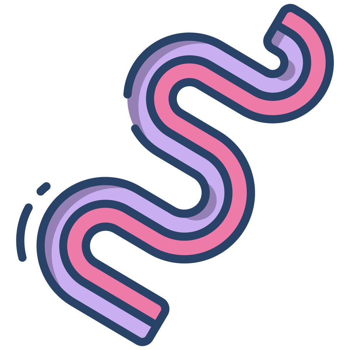 ribbon candy icon