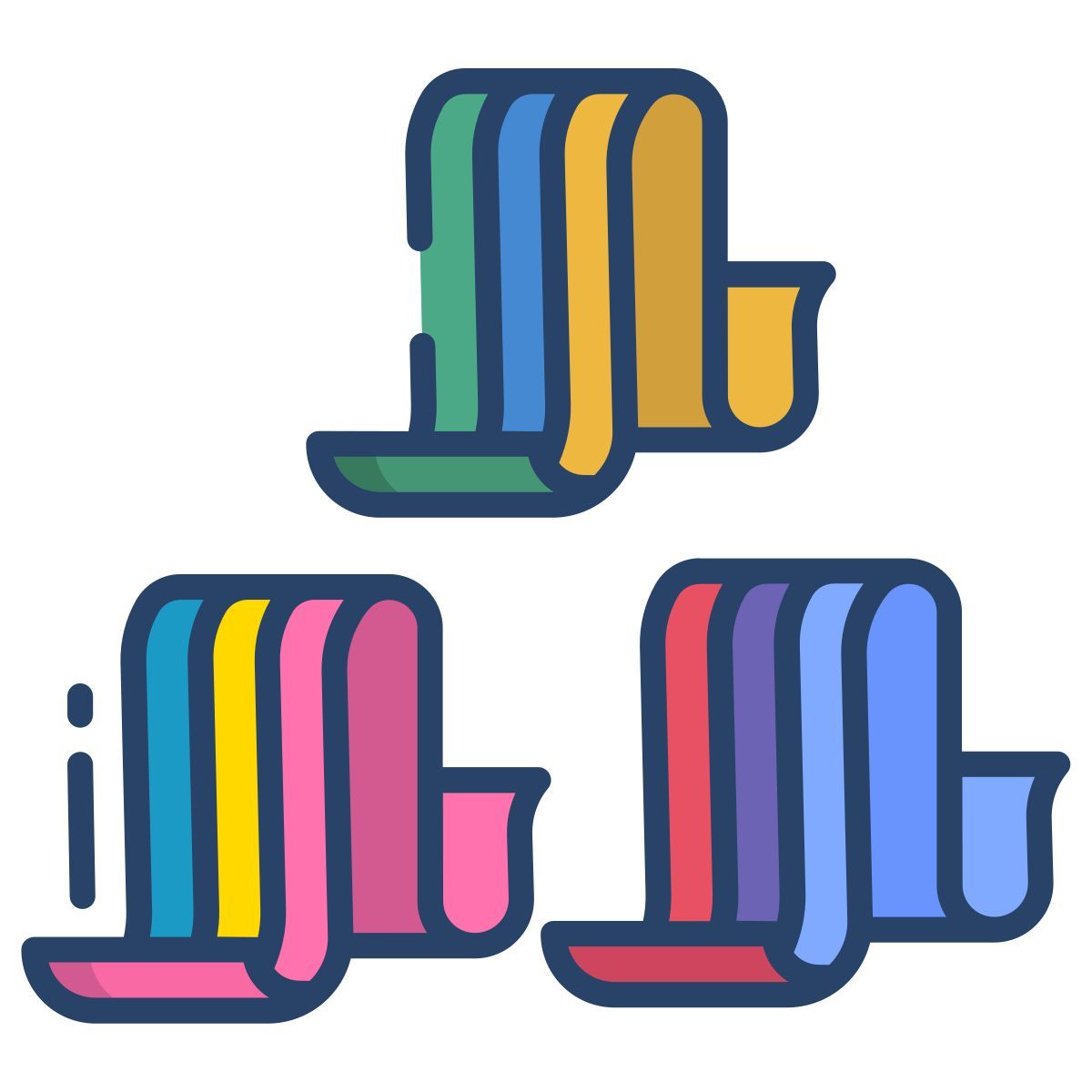 ribbon candy icon