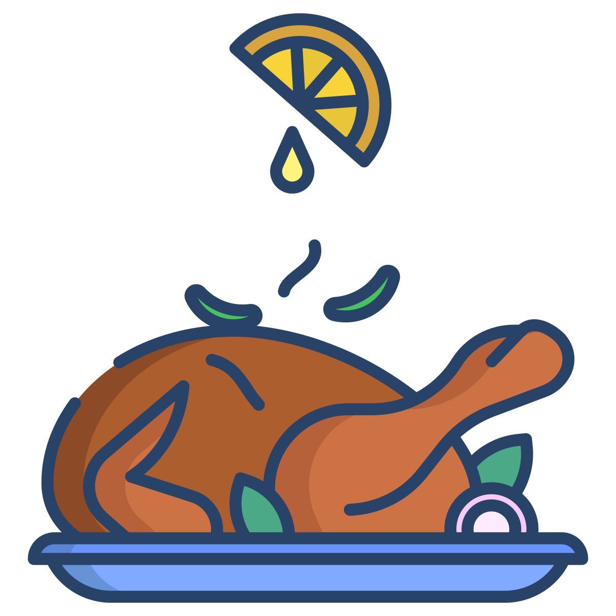 roasted turkey icon