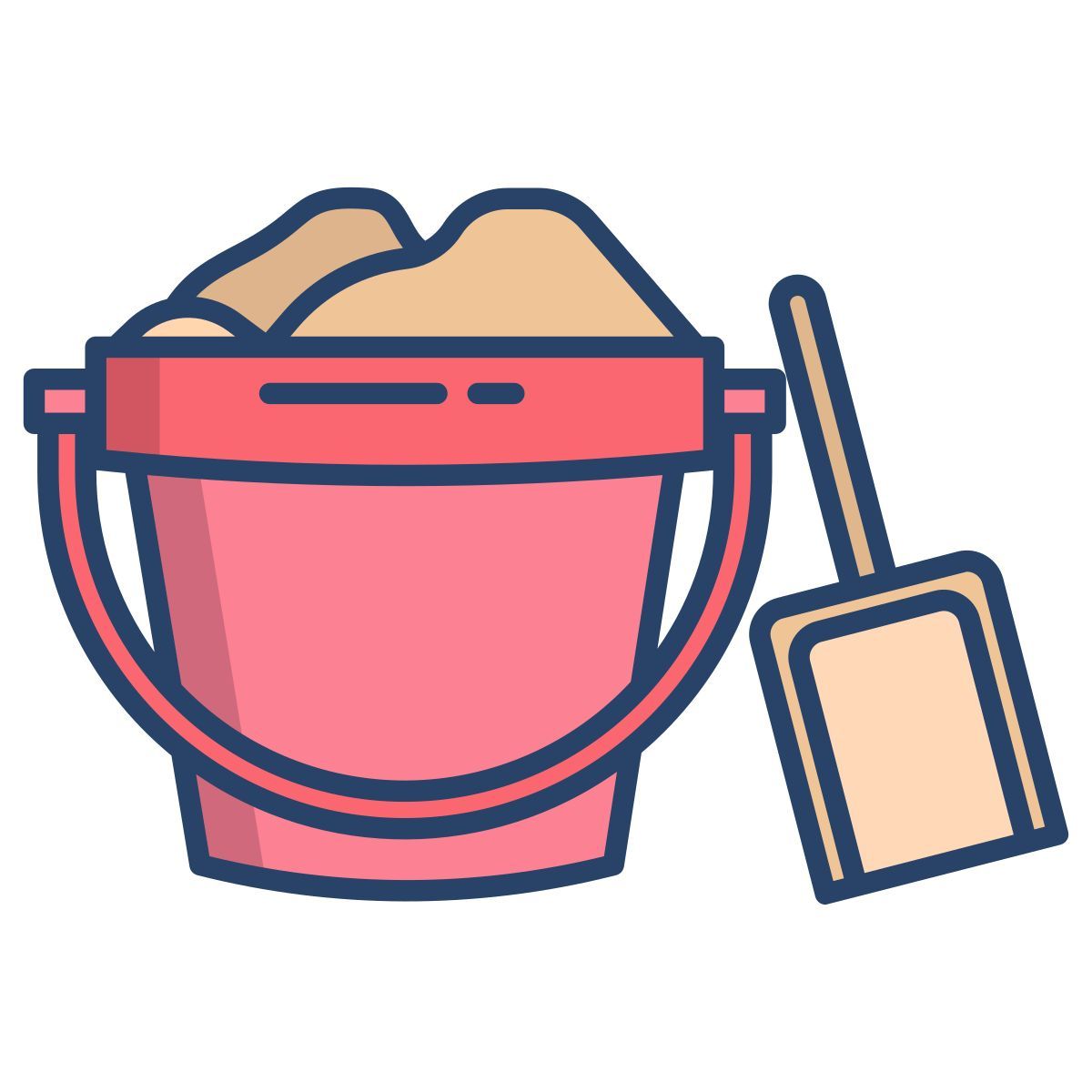 sand bucket icon