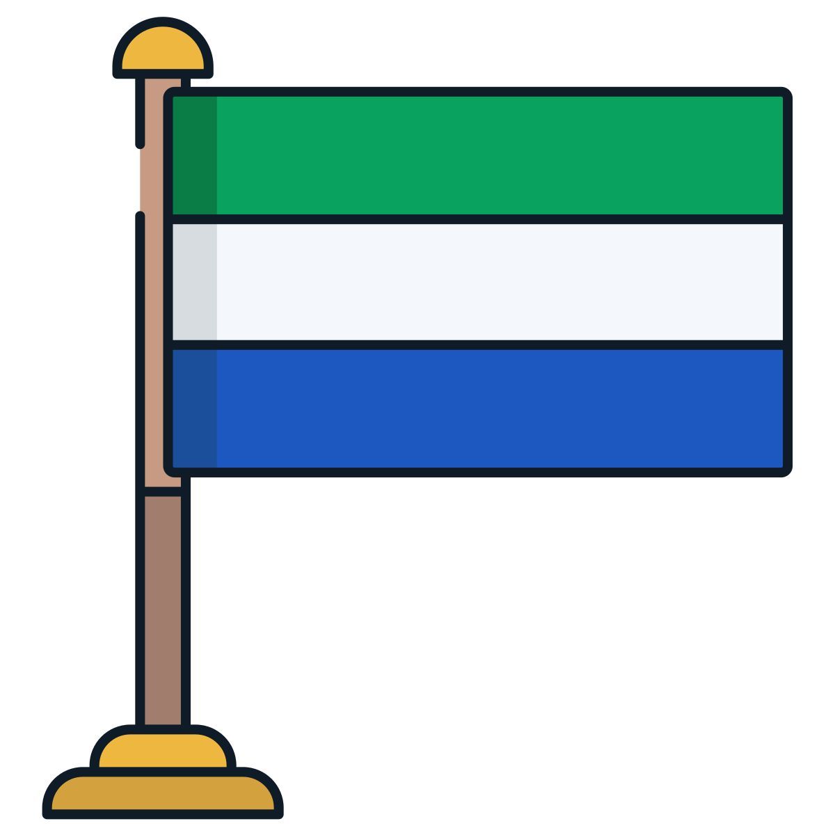 bandera de sierra leona icon