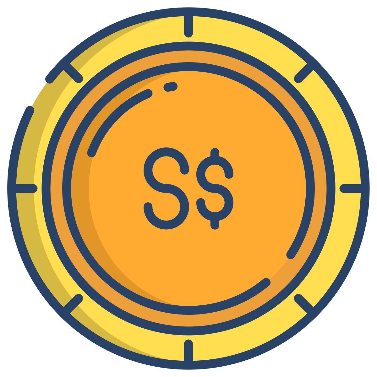 singapore dollar icon