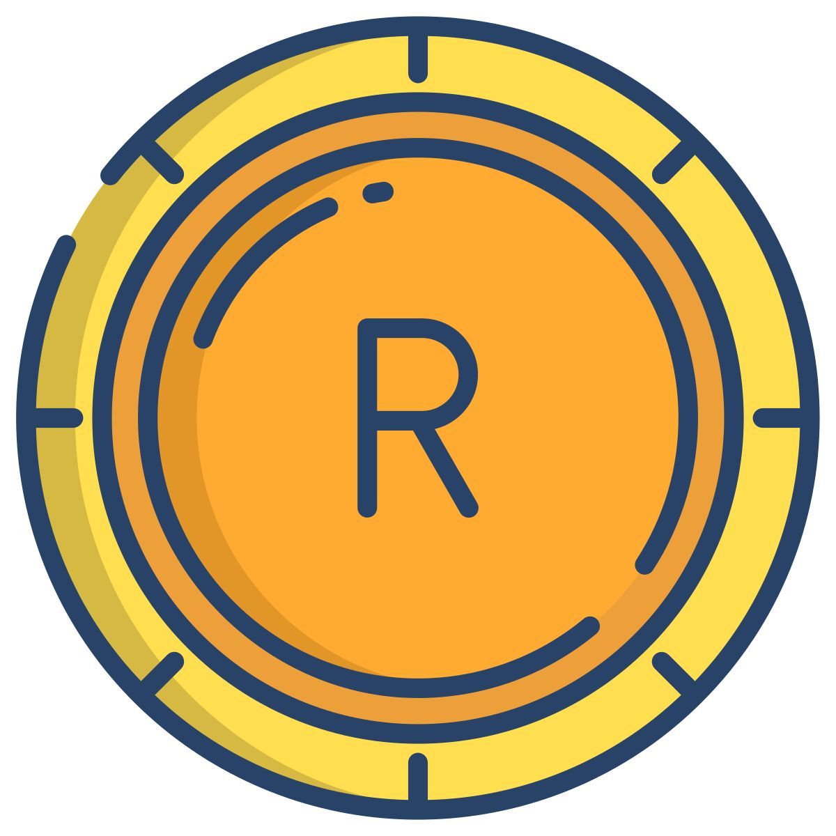 south african rand icon