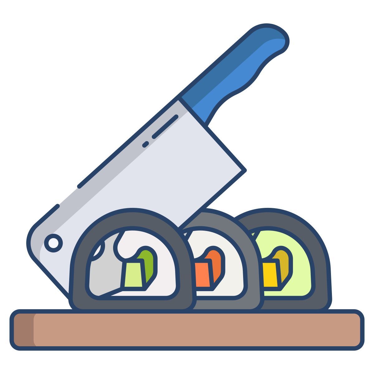spicy tuna roll icon