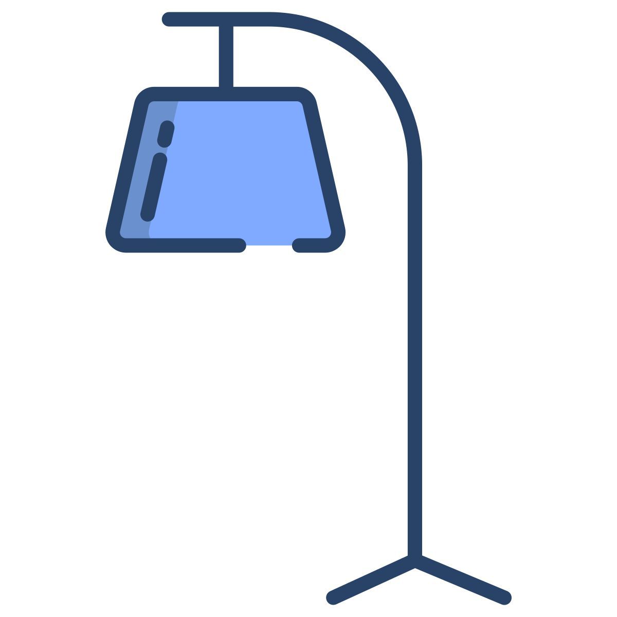 stand lamp icon