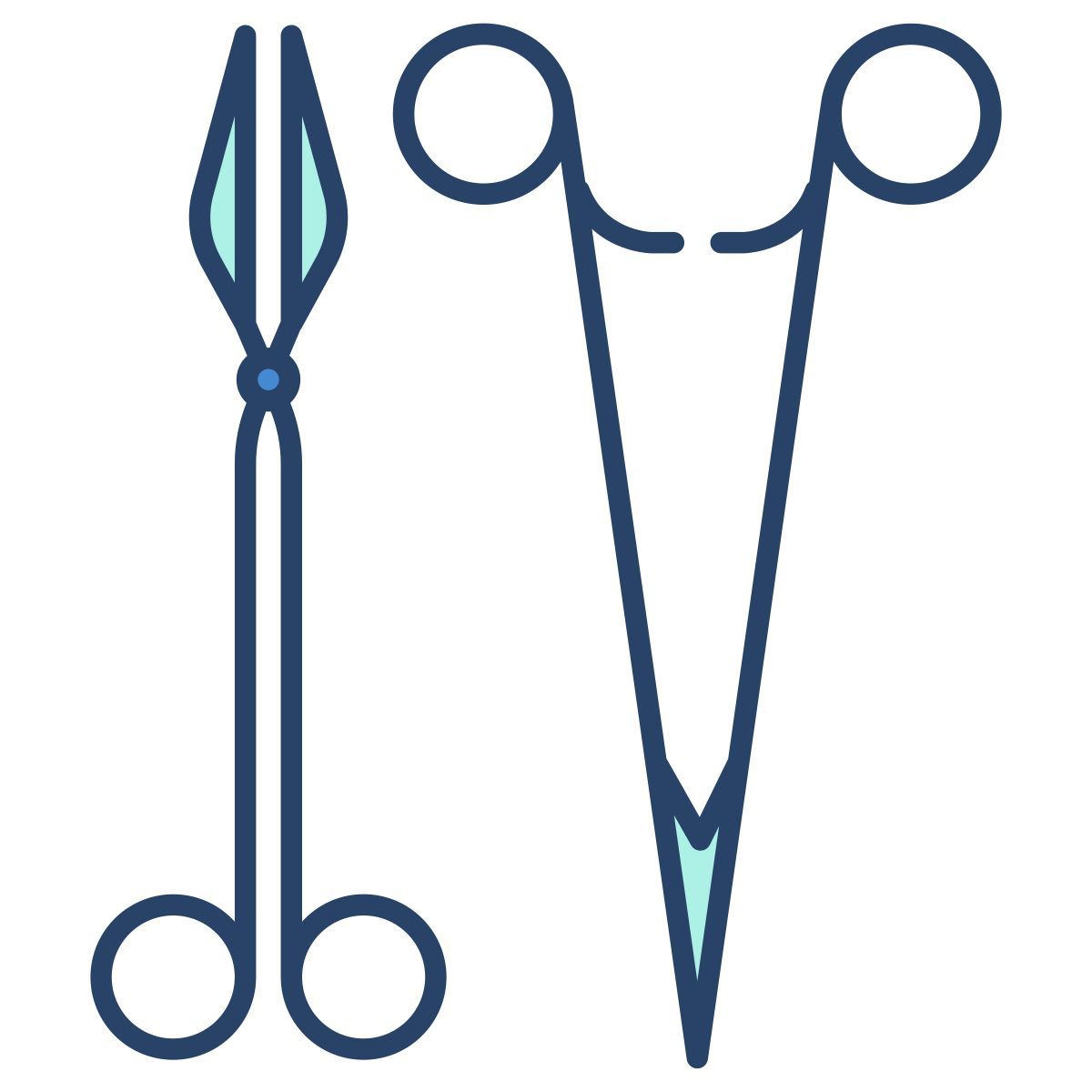 surgical scissors icon