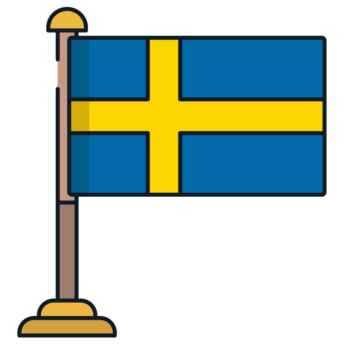 bandiera della svezia icon