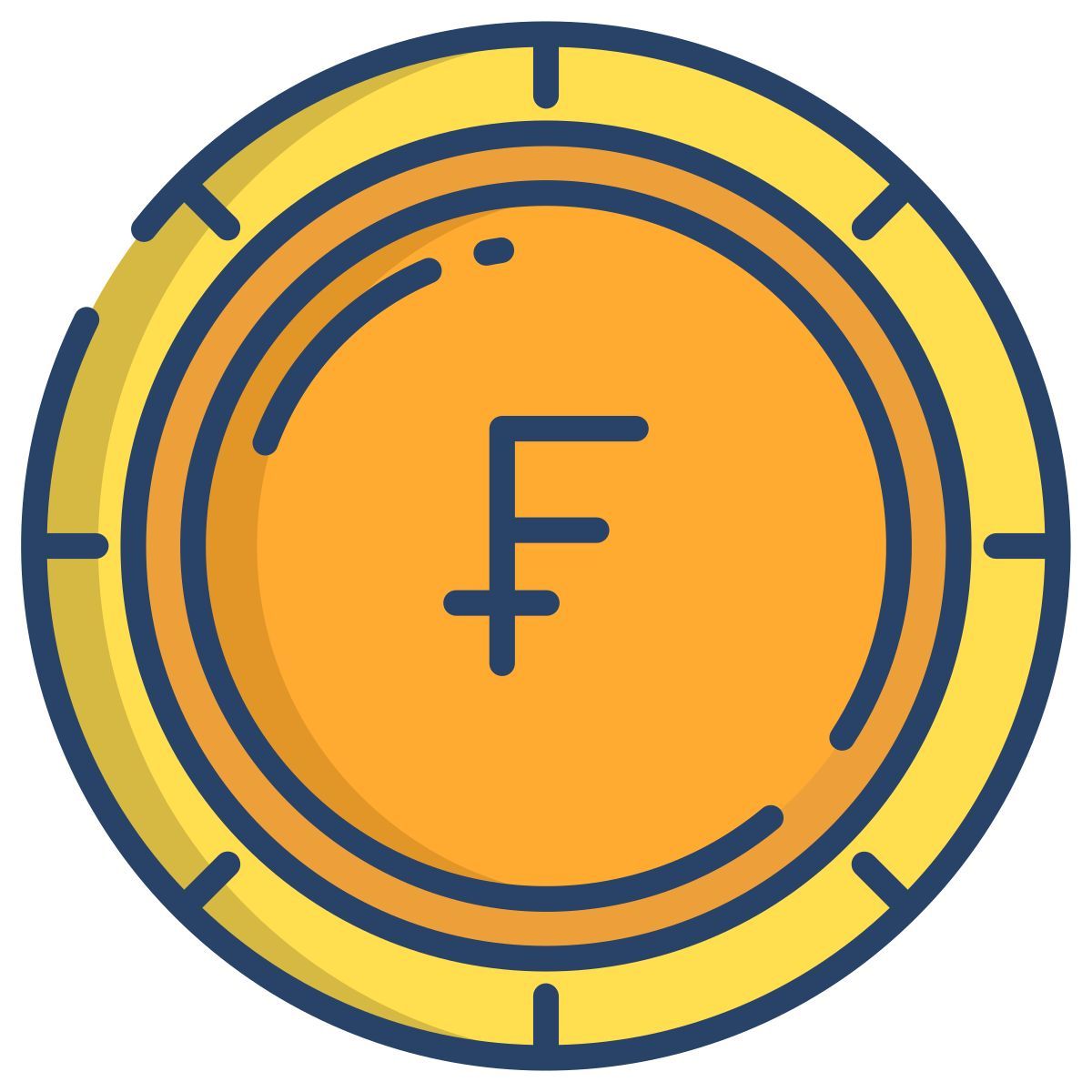 swiss franc icon