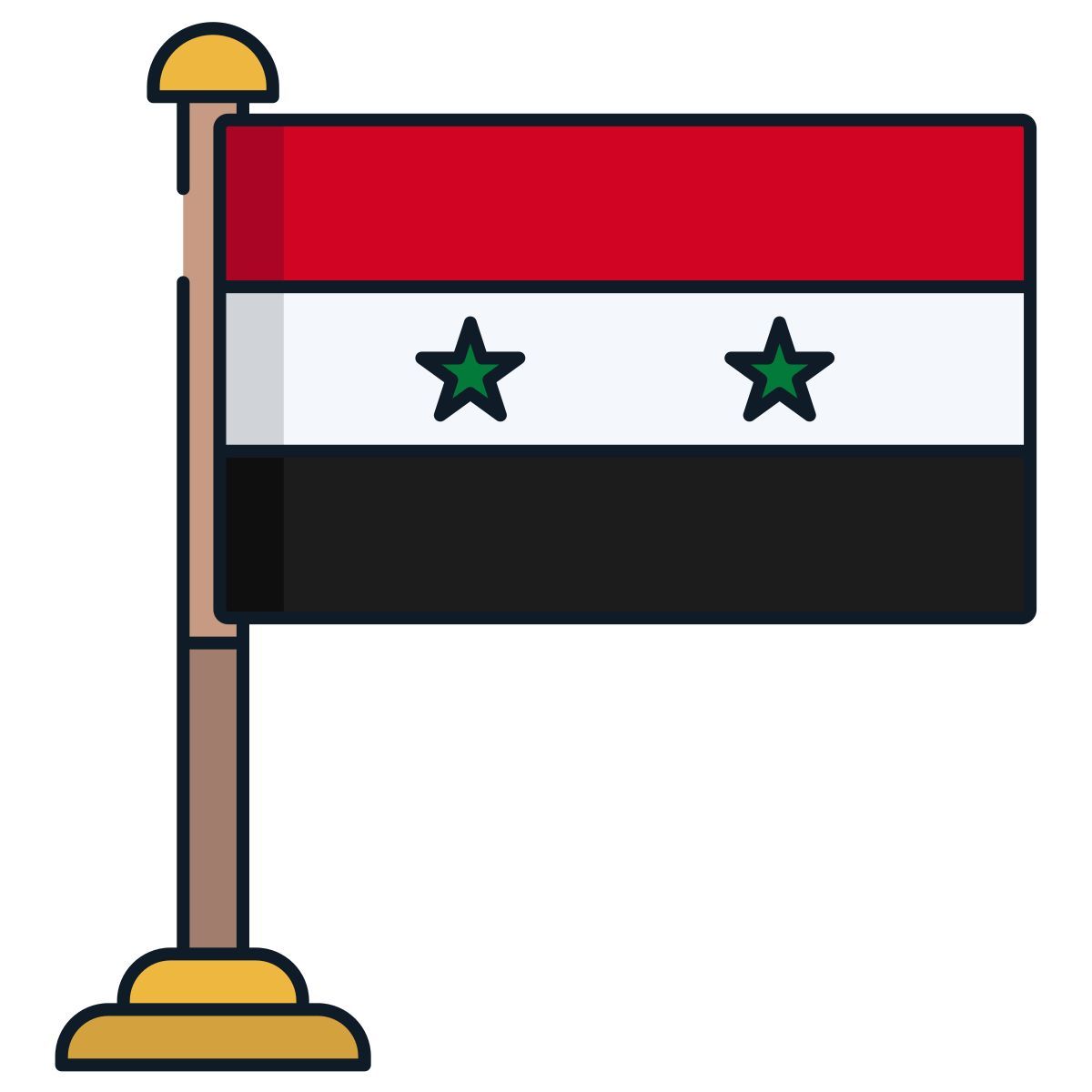 syria flag icon