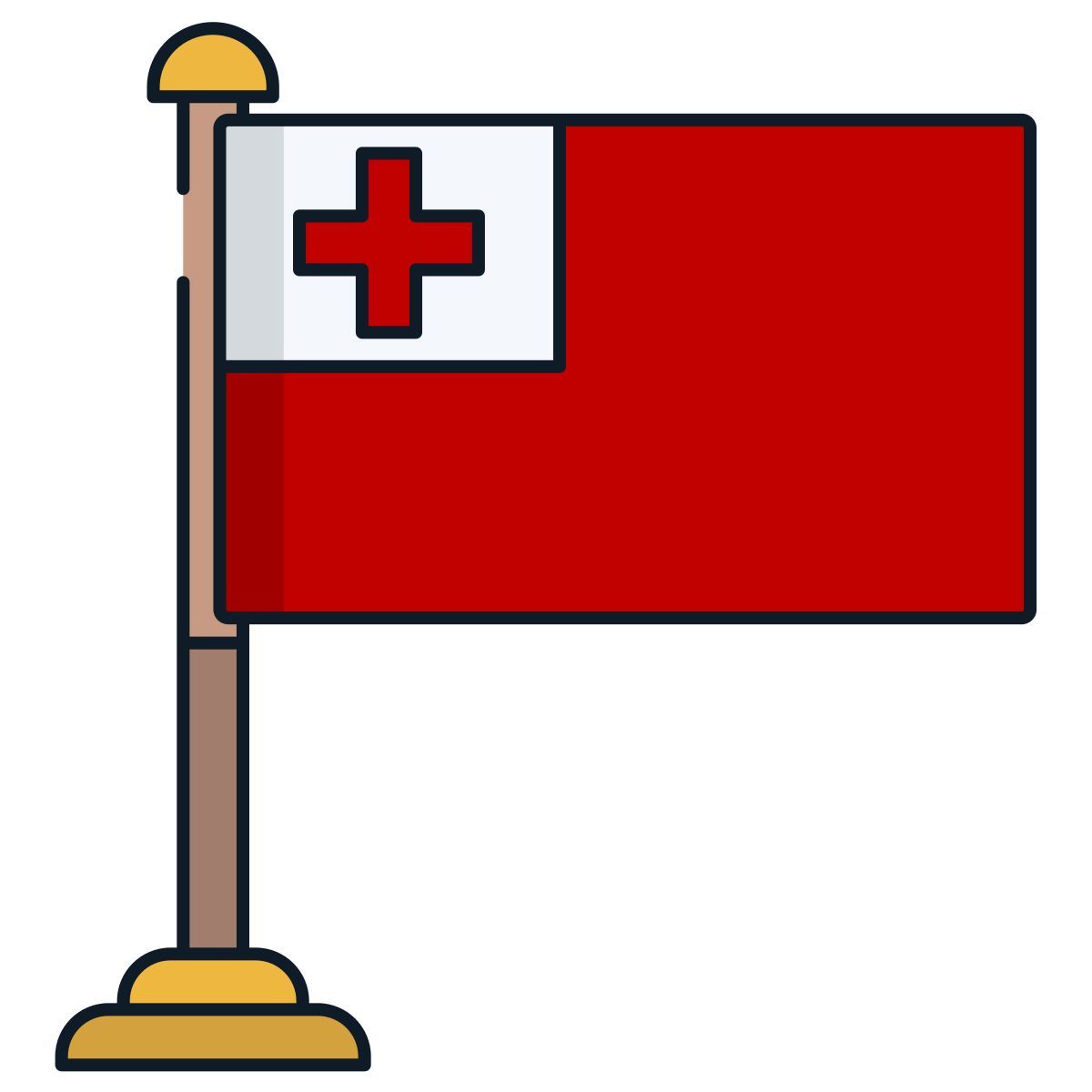 tonga flag icon