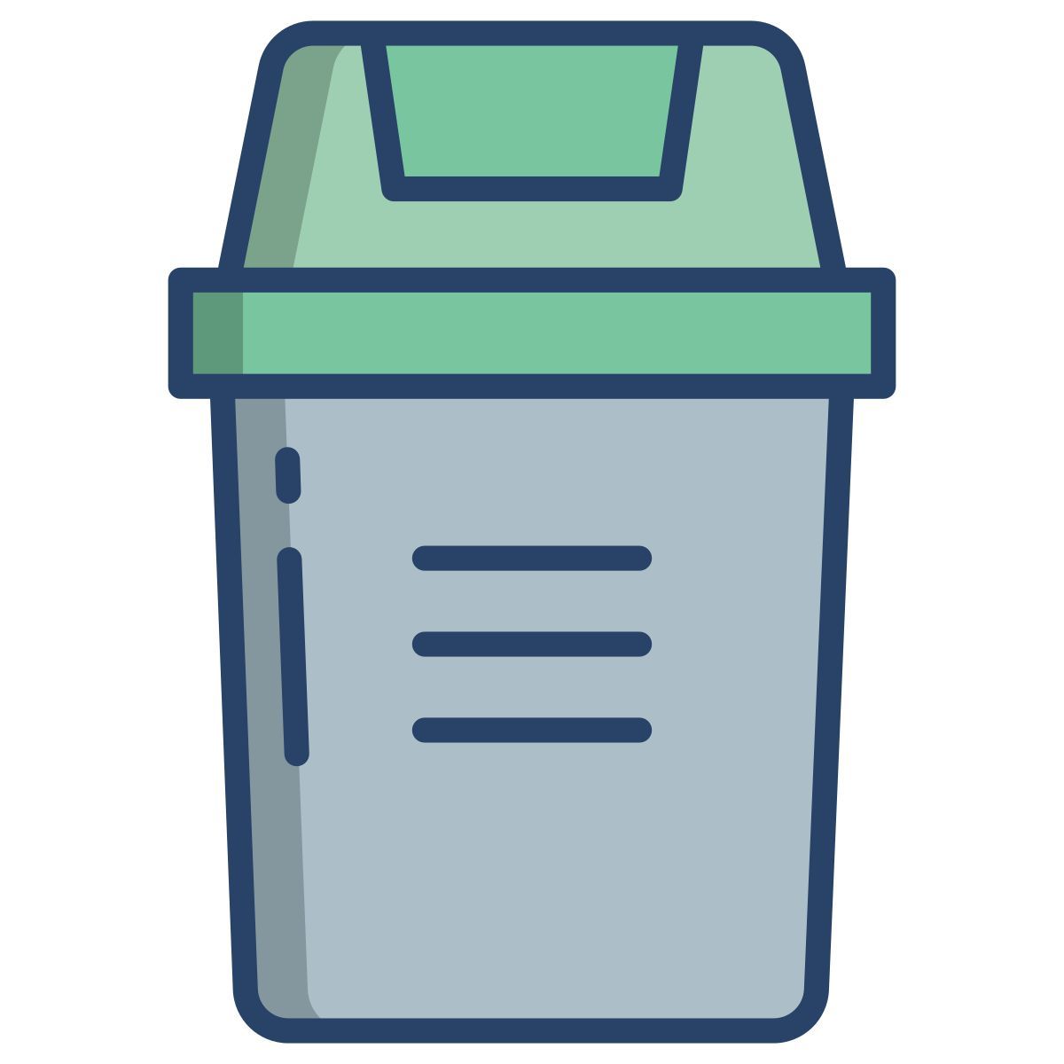 trash bin icon
