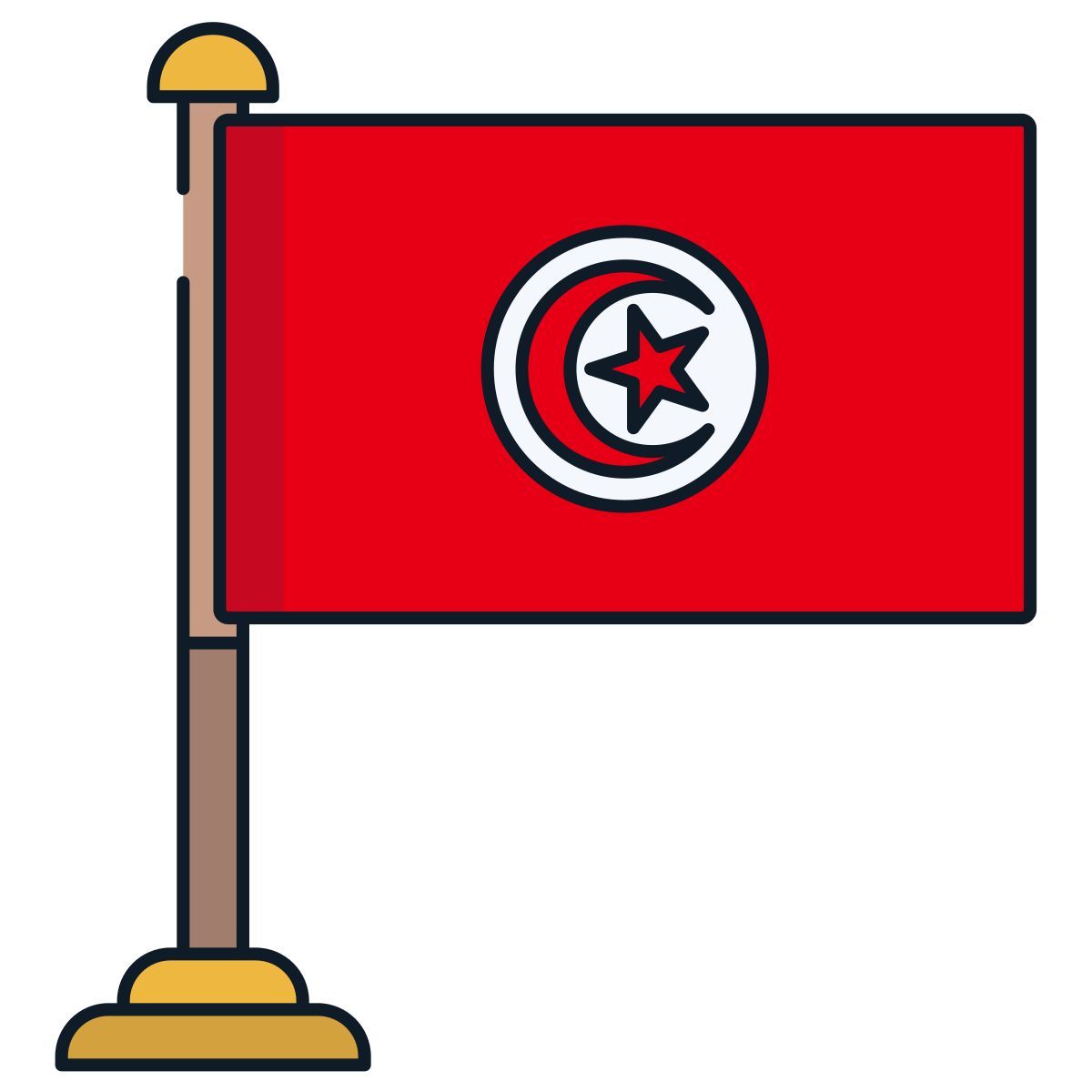tunisia flag icon