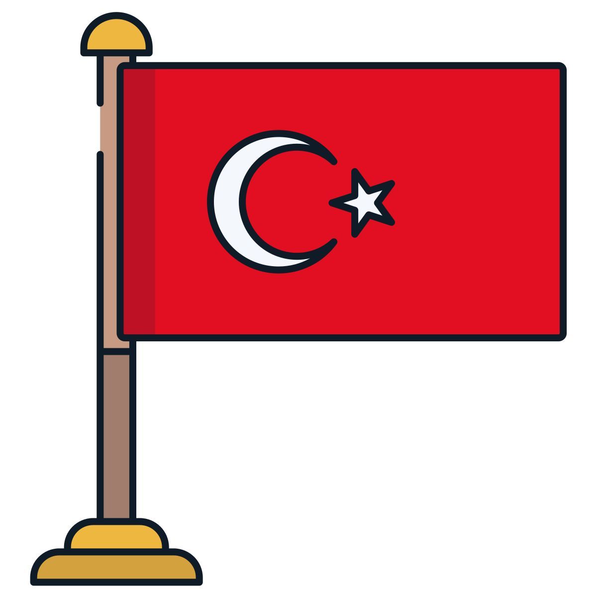 turkey flag icon