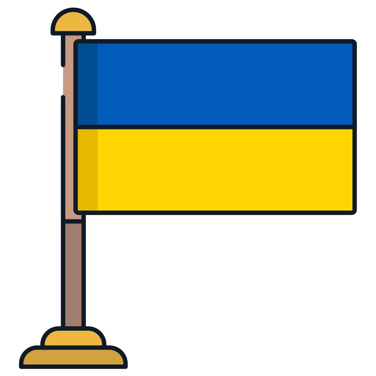 ukraine flag icon